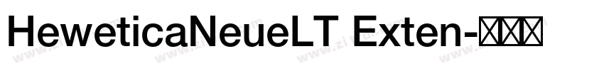 HeweticaNeueLT Exten字体转换